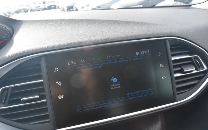 Peugeot 308 cena 48200 przebieg: 120411, rok produkcji 2019 z Bytom Odrzański małe 562
